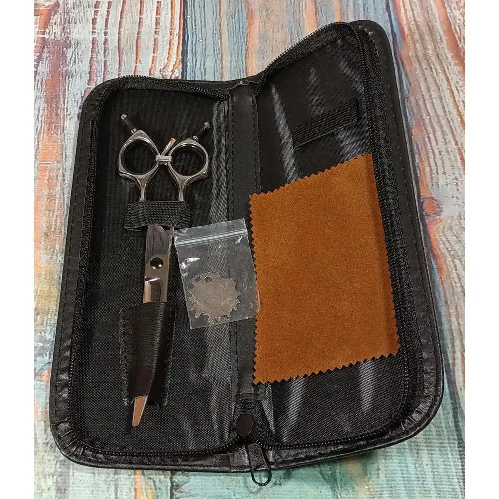 Snagle‎ Paw Black Leather Dog Grooming Tool Case